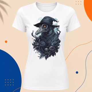Dámské tričko - Lékař Stínů – Plague Doctor - Morový Doktor